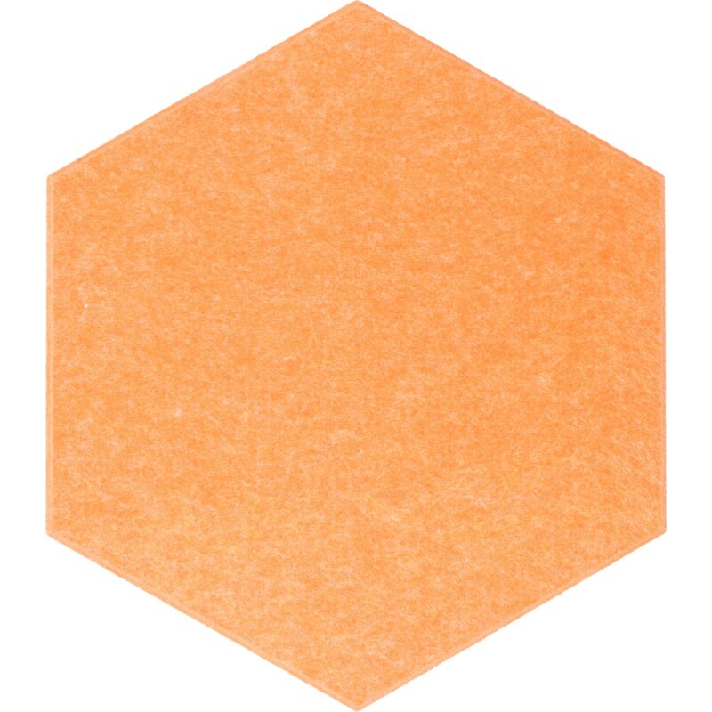 Panel dekoracyjny MULTIDECOR Felly Heksagon 01 40 x 46 cm Pomarańczowy (2 szt.)