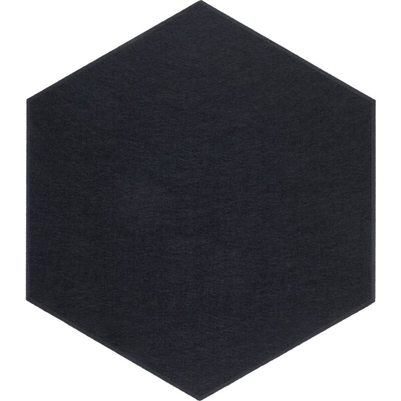 Panel dekoracyjny MULTIDECOR Felly Heksagon 01 40 x 46 cm Czarny (2 szt.)