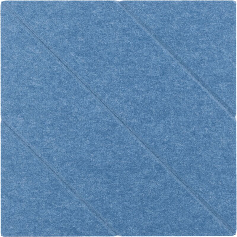 Panel dekoracyjny MULTIDECOR Felly Kwadrat 02 40 x 40 cm Niebieski (2 szt.)