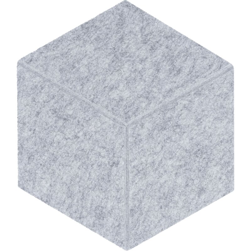 Panel dekoracyjny MULTIDECOR Felly Heksagon 02 40 x 46 cm Szary (2 szt.)