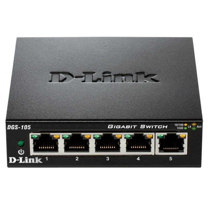 Switch D-LINK DGS-105 Gigabit Ethernet, 5 portów