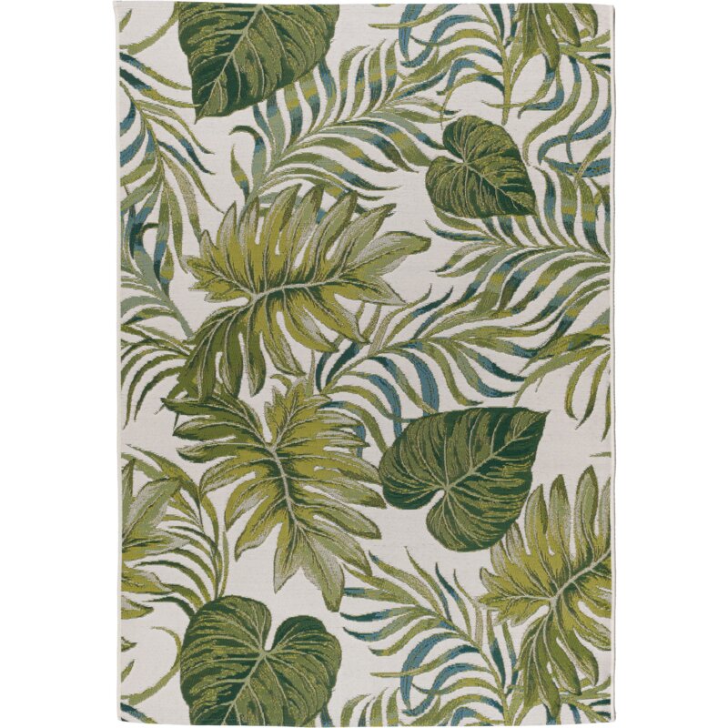 Dywan MULTIDECOR Cappucino 80 x 165 cm Zielono-beżowy