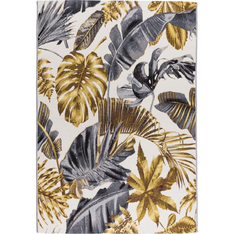 Dywan MULTIDECOR Cappucino 80 x 165 cm Złoto-beżowy