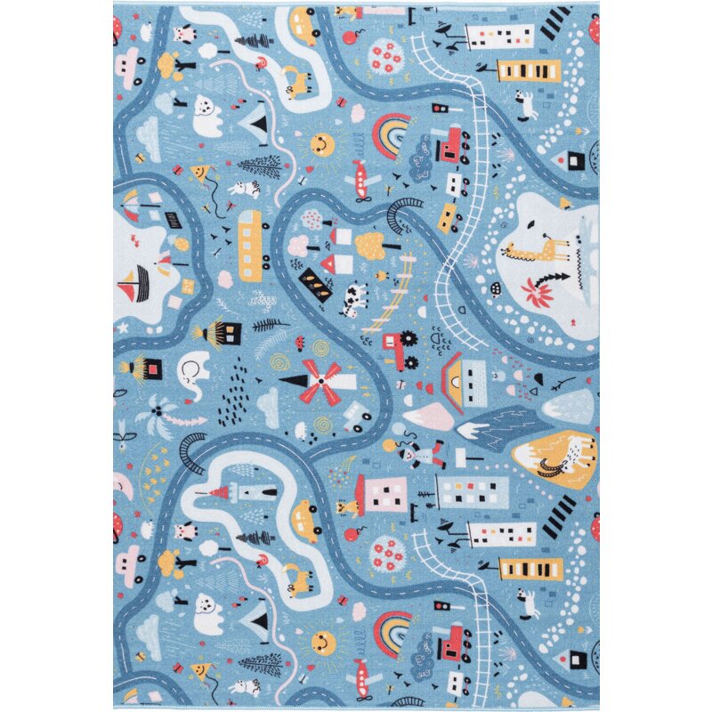 Dywan MULTIDECOR Stella Ulice 120 x 170 cm Niebieski