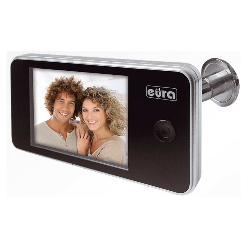 Wideo-wizjer EURA VDP-01C1 Eris Srebrny