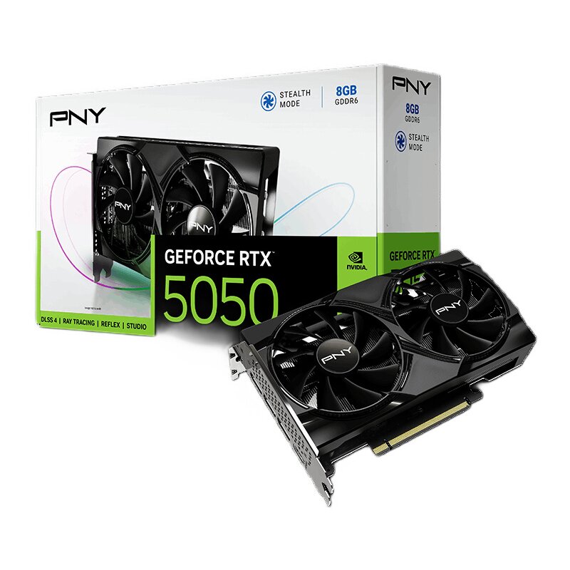 Karta graficzna PNY GeForce RTX 5050 8GB Dual Fan DLSS 4.5