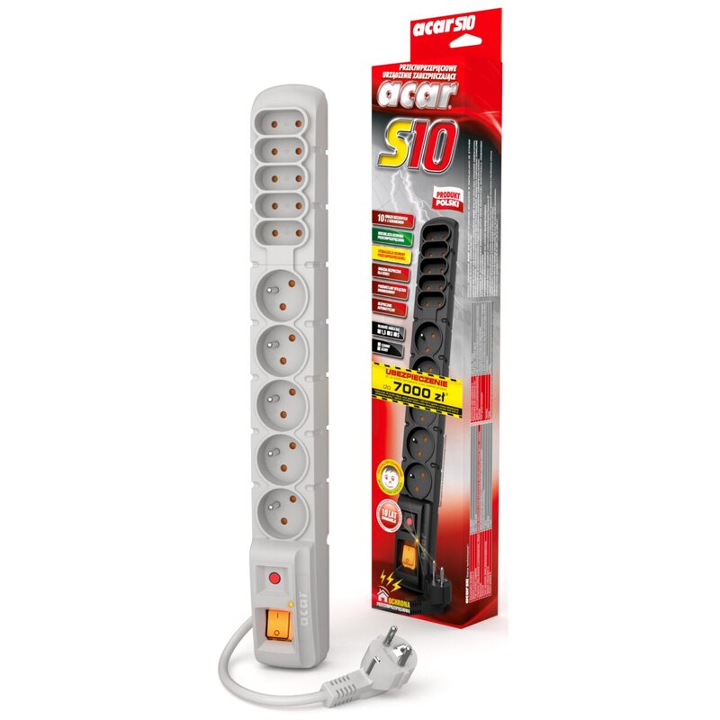 Listwa ACAR S10 W0131 (1.5 m) Szary