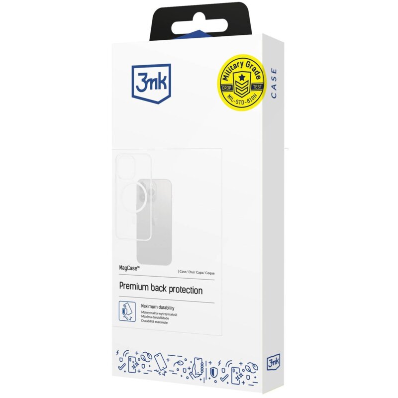 3mk Clear MagCase do Galaxy S26 Ultra Przezroczysty