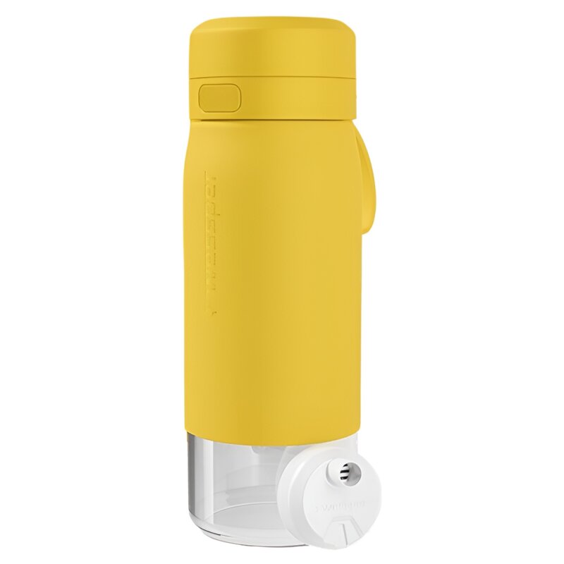 Butelka filtrująca WESSPER B2 Glass Actitex 500 ml Żółty