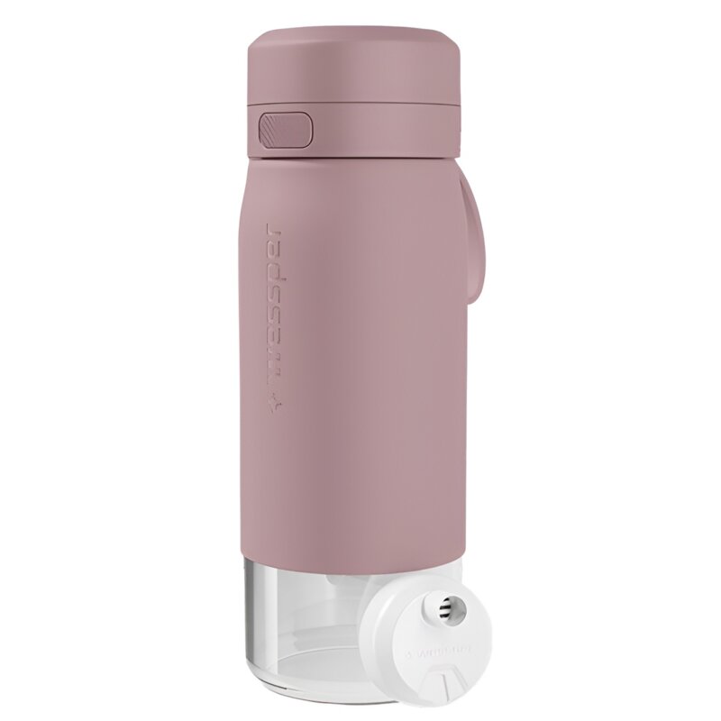 Butelka filtrująca WESSPER B2 Glass Actitex 500 ml Różowy