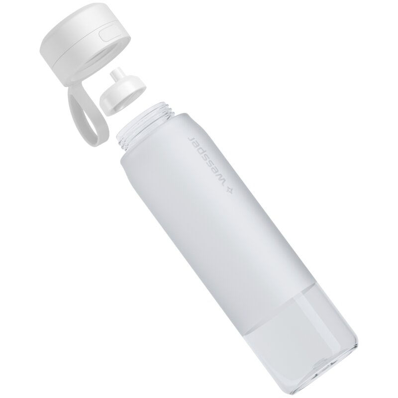 Butelka filtrująca WESSPER B2 Tritan Actitex 1000 ml Biały