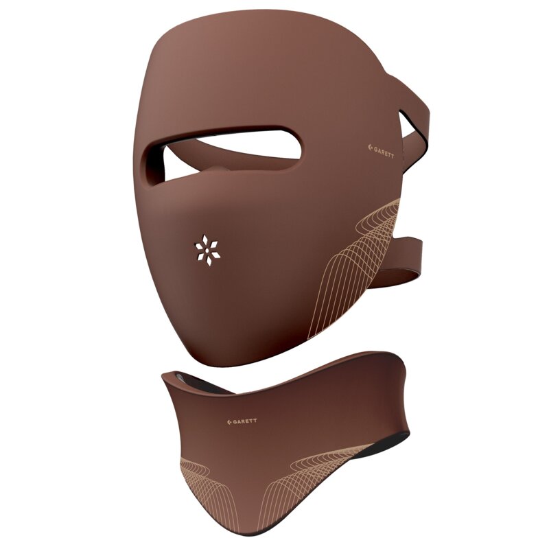 Maska LED do twarzy i dekoltu GARETT BEAUTY Skin Ritual Face & Neck Brązowy