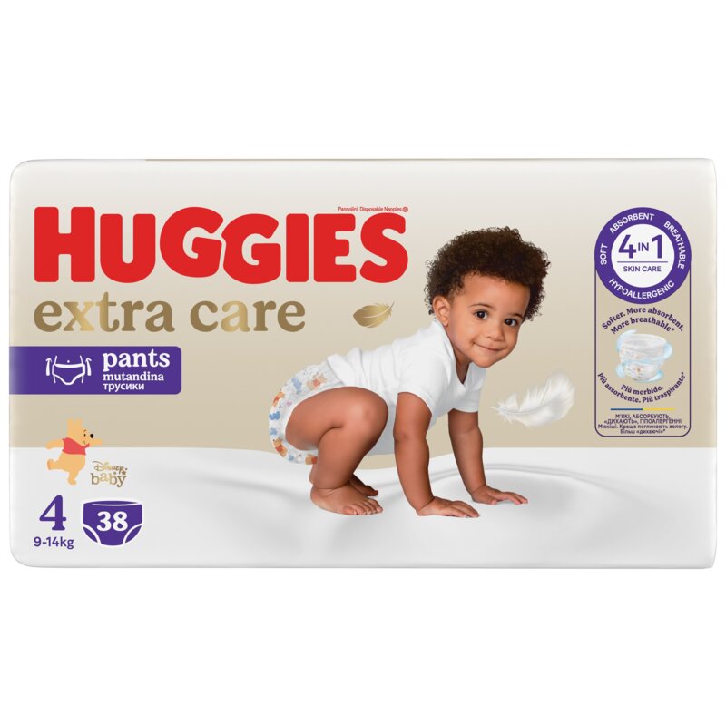 Pieluchomajtki HUGGIES Extra Care Pants 4 (38 szt.)