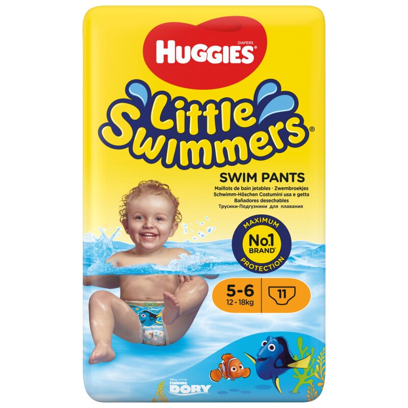 Pieluchomajtki HUGGIES Little Swimmers 5- 6 (11 szt)