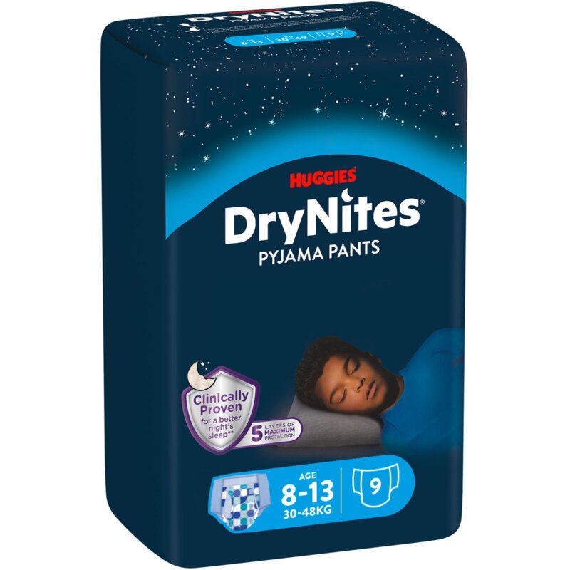 Pieluchomajtki HUGGIES DryNites Boy 7 (9 szt.)