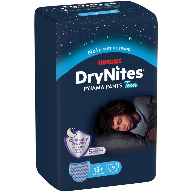 Pieluchomajtki HUGGIES DryNites Boy 8 (9 szt.)