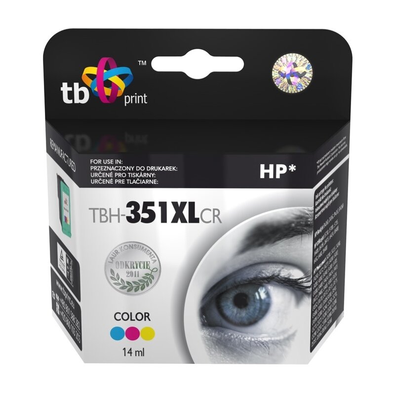Tusz TB PRINT do HP 351 XL Kolorowy 17 ml TBH-351XLCR