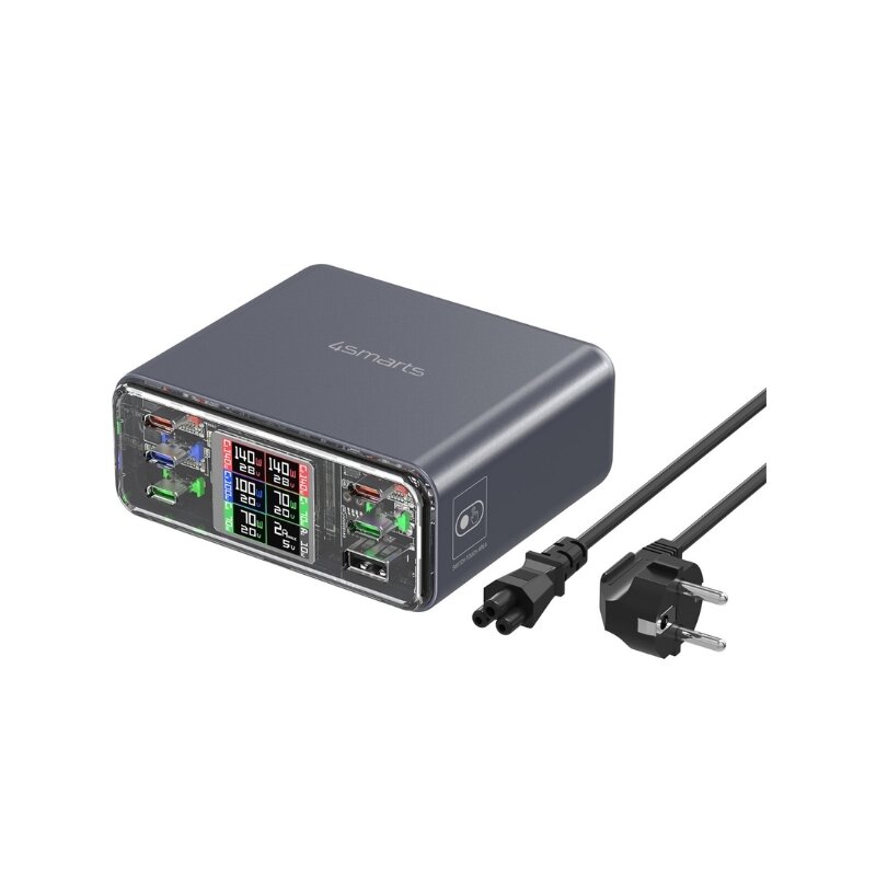 4smarts Stacja ładująca Lucid GaN DIY 360W 5xUSB-C 1xUSB-A