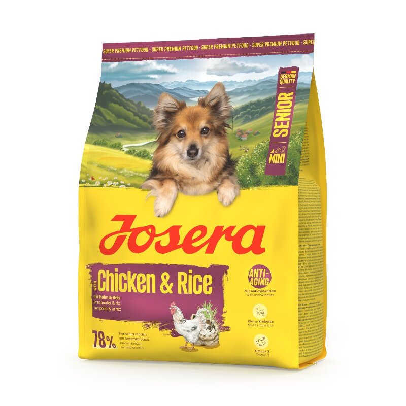 Karma dla psa JOSERA Mini Senior Chicken & Rice 900 g