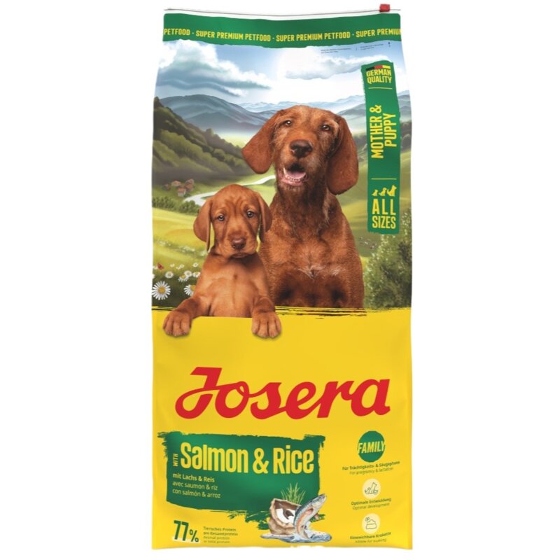 Karma dla psa JOSERA Mother & Puppy Łosoś z ryżem 3 kg