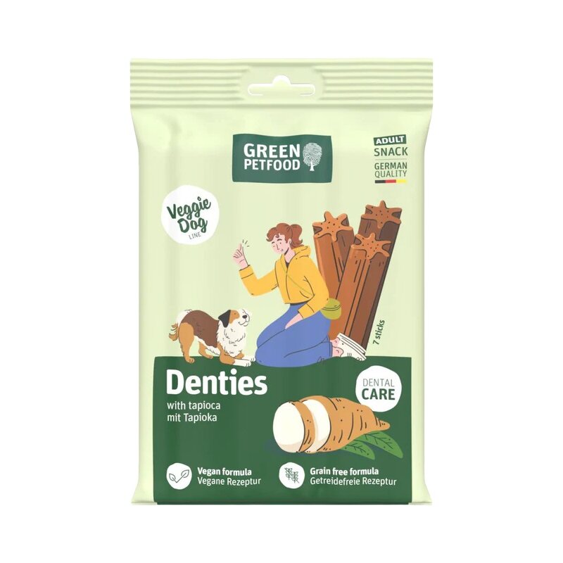 Przysmak dla psa GREEN PETFOOD Denties z tapioką 180 g