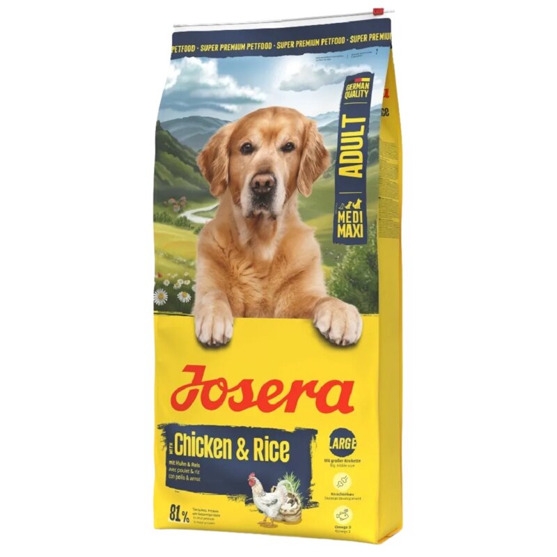 Karma dla psa JOSERA Adult Medi/Maxi Chicken & Rice z kurczakiem i ryżem 12.5 kg