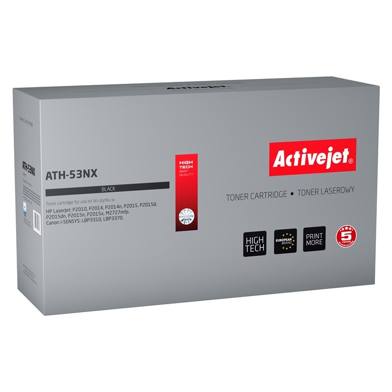 Toner ACTIVEJET do HP Q7553X ATH-53NX Czarny