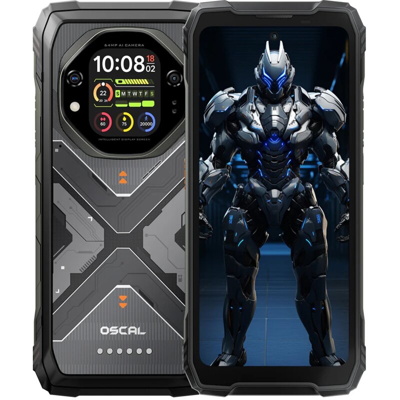 Smartfon OSCAL Tank 1 5G 16/512GB 6.78" 120Hz Czarny