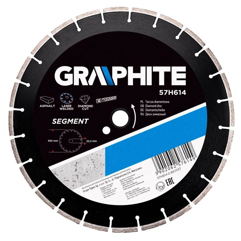 Tarcza do cięcia GRAPHITE 57H614 350 mm
