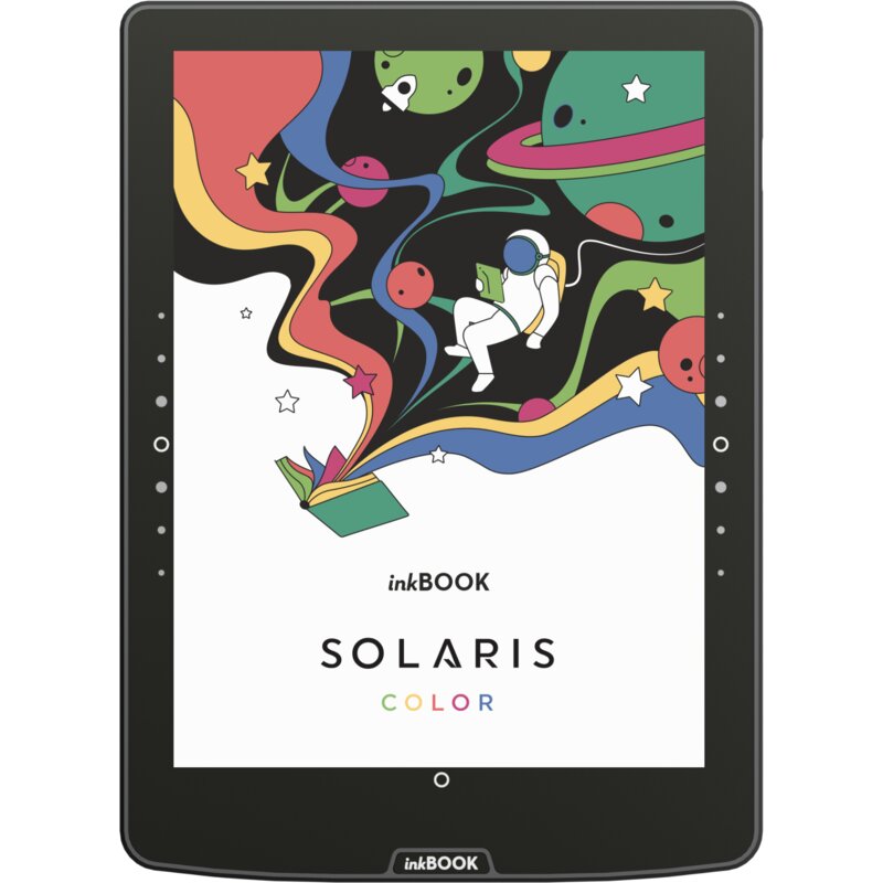 Czytnik e-booków INKBOOK Solaris Color 6", Podświetlany ekran, Wi-Fi Fioletowy