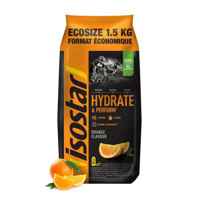 Izotonik ISOSTAR Koncentrat Hydrate&Perform Pomarańczowy (1500 g)