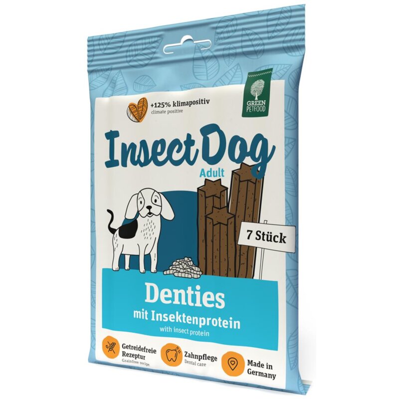 Przysmak dla psa GREEN PETFOOD Denties With Insect 180 g