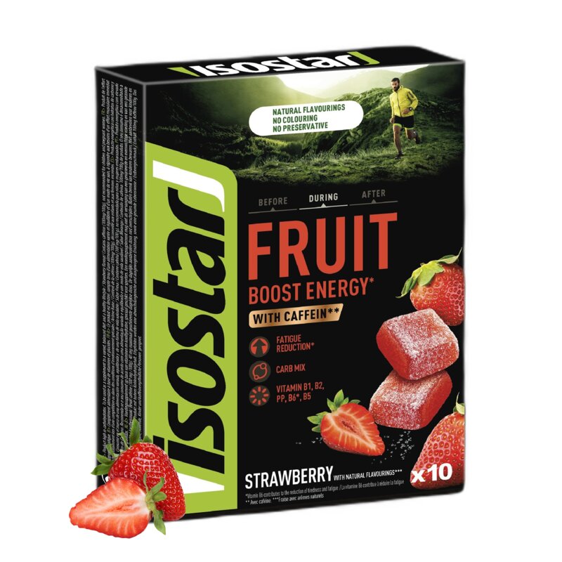 Żelki ISOSTAR Fruit Boost Energy Truskawkowy (100 g)