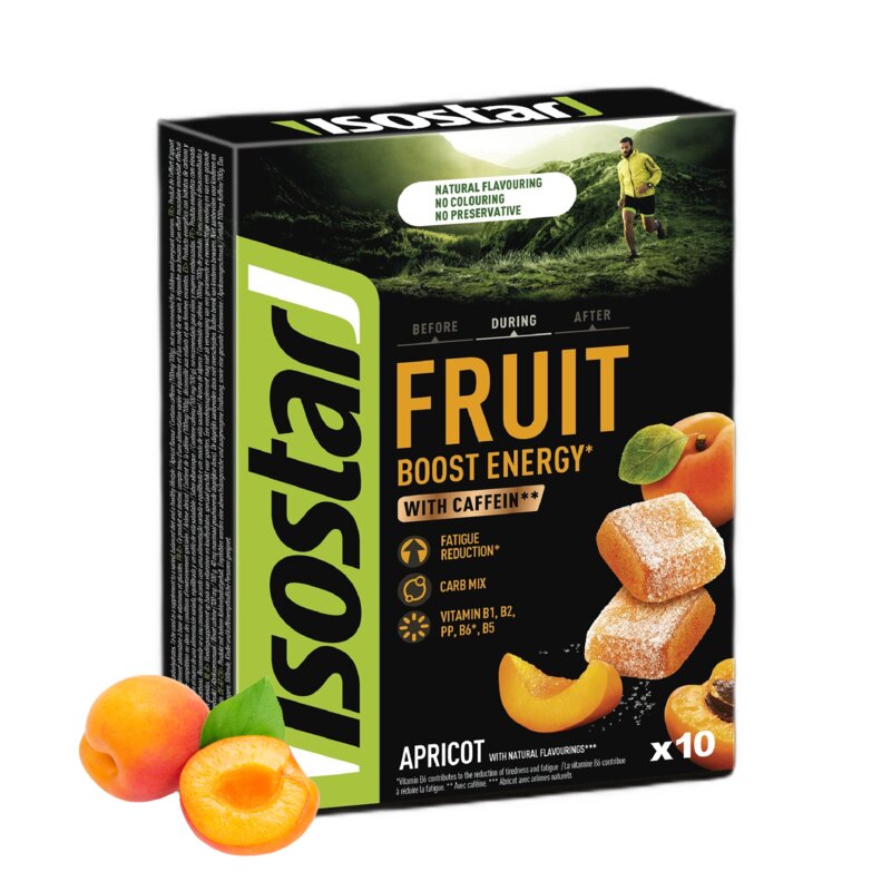 Żelki ISOSTAR Fruit Boost Energy Morelowy (100 g)