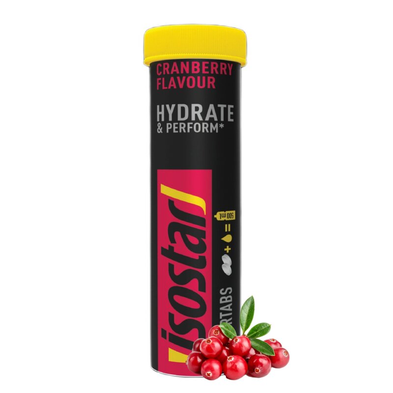Izotonik ISOSTAR Hydrate & Perform Power Żurawinowy (10 tabletek)