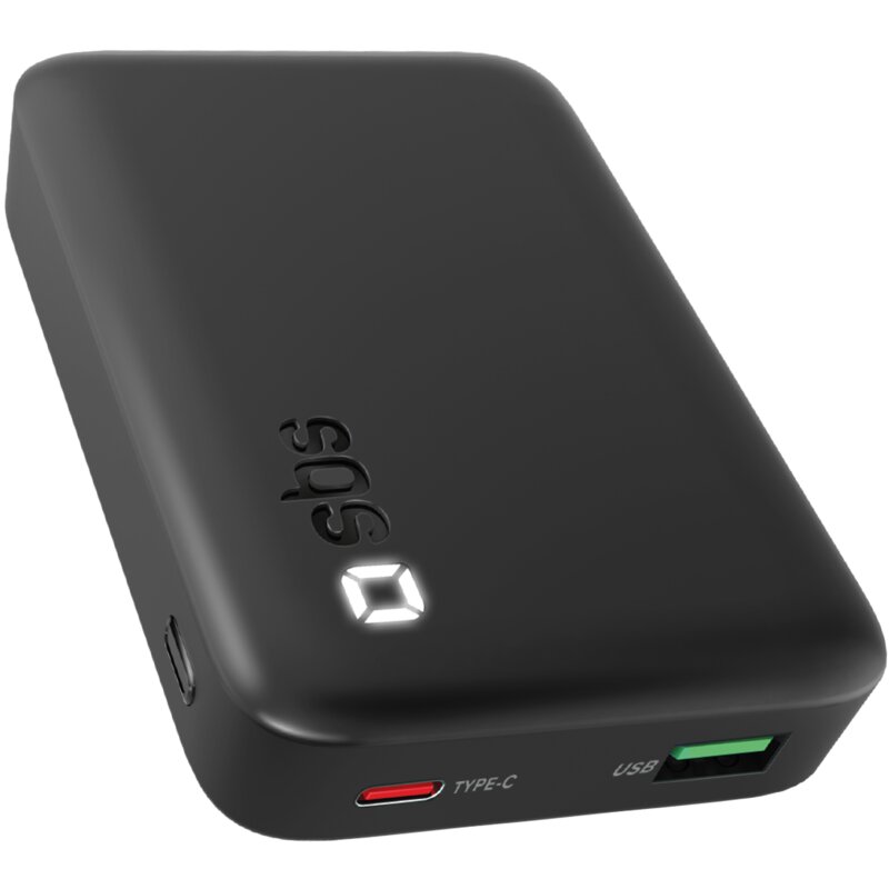 SBS TEBBCT10000PDLDK Compact 10000mAh PD 20W Czarny