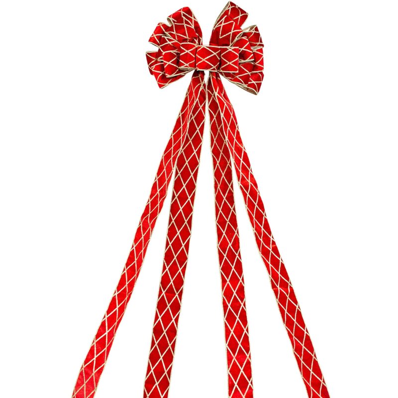 Kokarda dekoracyjna CHRISTMAS DECORATION 684422 33 x 130 cm