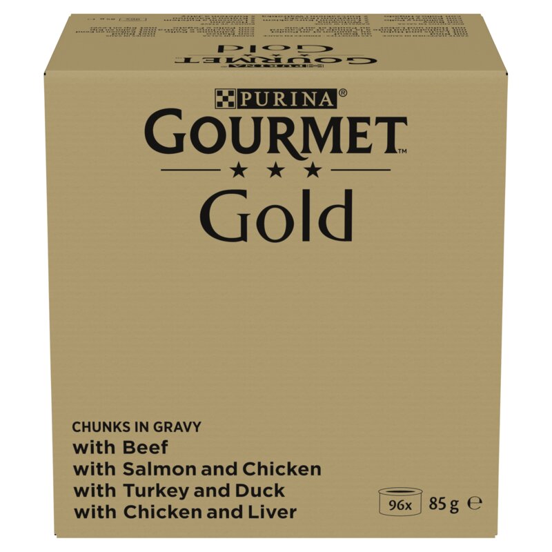 PURINA GOURMET GOLD Kawałki w sosie 96x85g