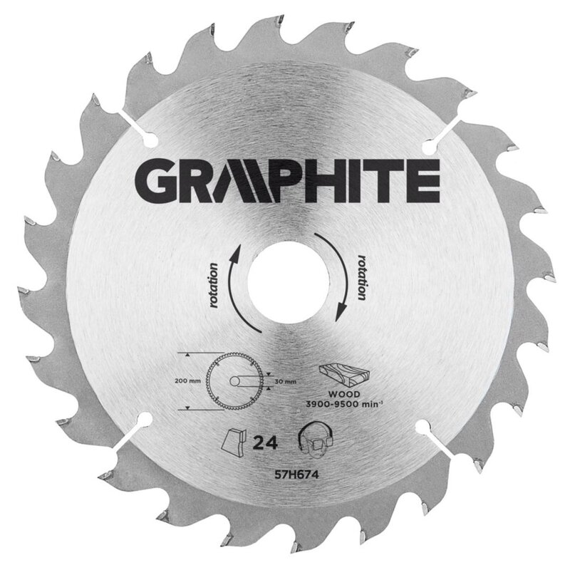 Tarcza do cięcia GRAPHITE 57H674 200 mm