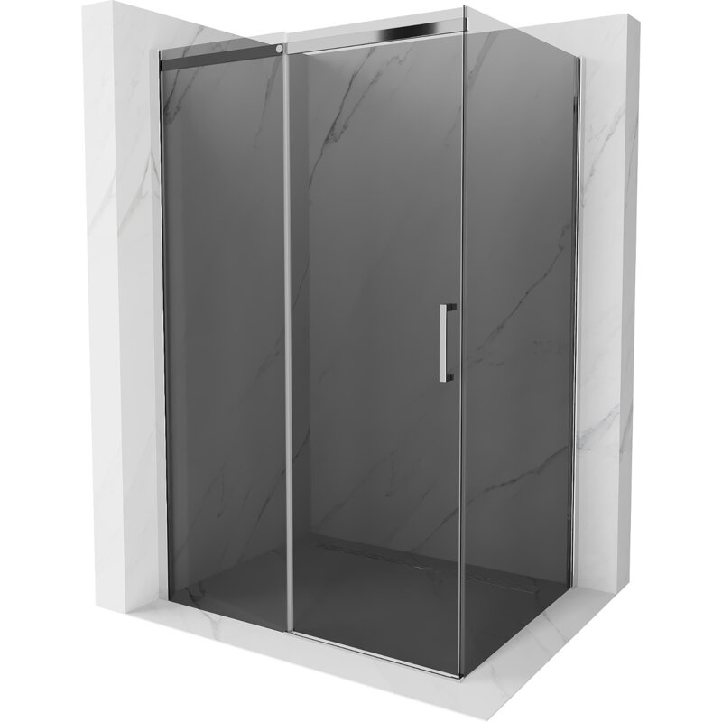 Mexen Omega kabina prysznicowa rozsuwana 120 x 90 cm, grafit, chrom - 825-120-090-01-40