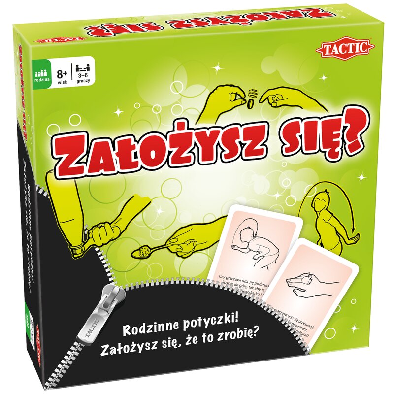 Gra planszowa TACTIC Założysz się? 40841