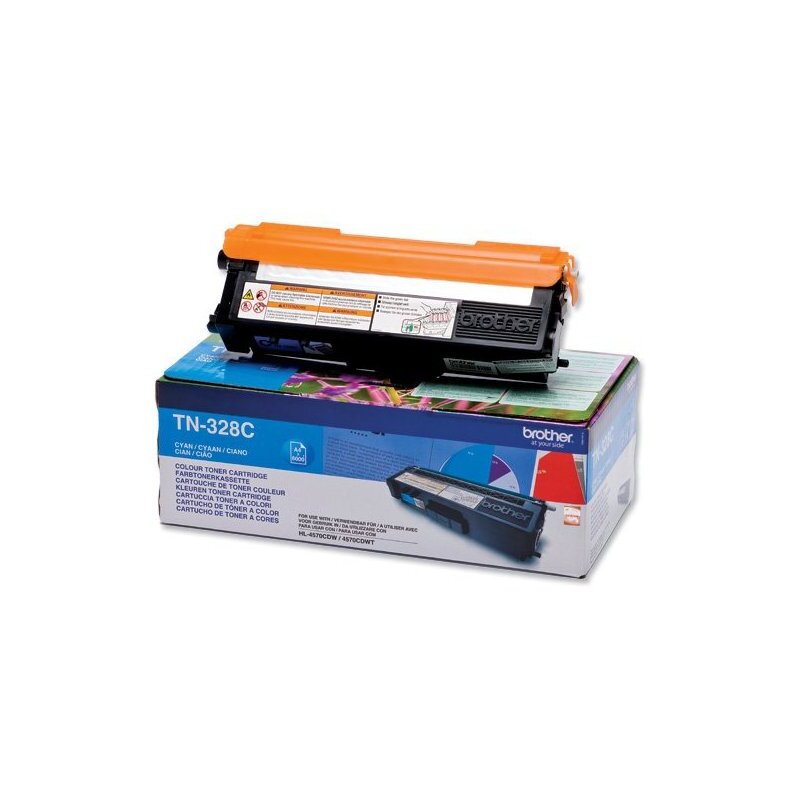 Brother TN328C cyan 6000str.