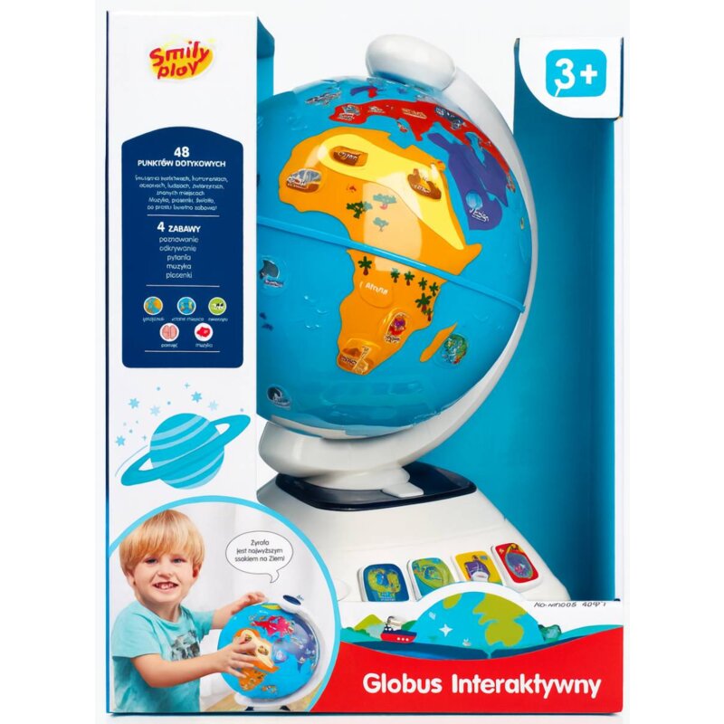Zabawka interaktywna SMILY PLAY Globus Edukacyjny SP85223