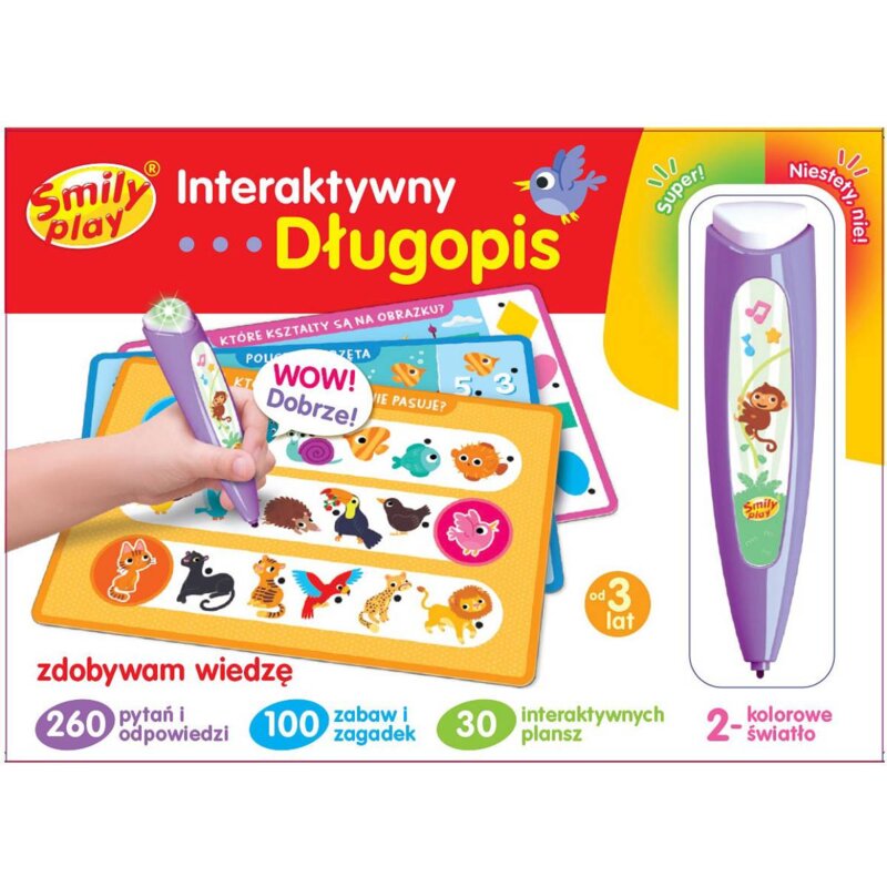 Zabawka edukacyjna SMILY PLAY Długopis interaktywny SP98305