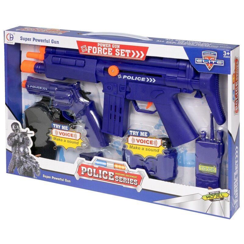 Zestaw pistoletów SMILY PLAY Mały policjant 6w1