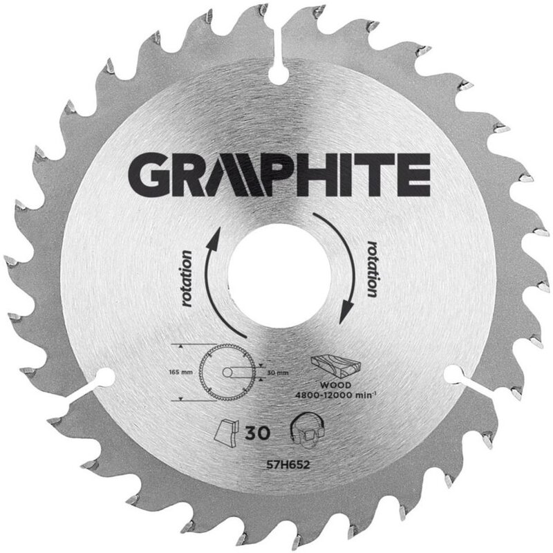 Tarcza do cięcia GRAPHITE 57H652 165 mm
