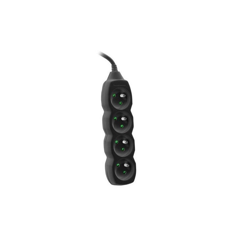 Tracer Listwa PowerWatch 3 m czarna(4 gniazda)