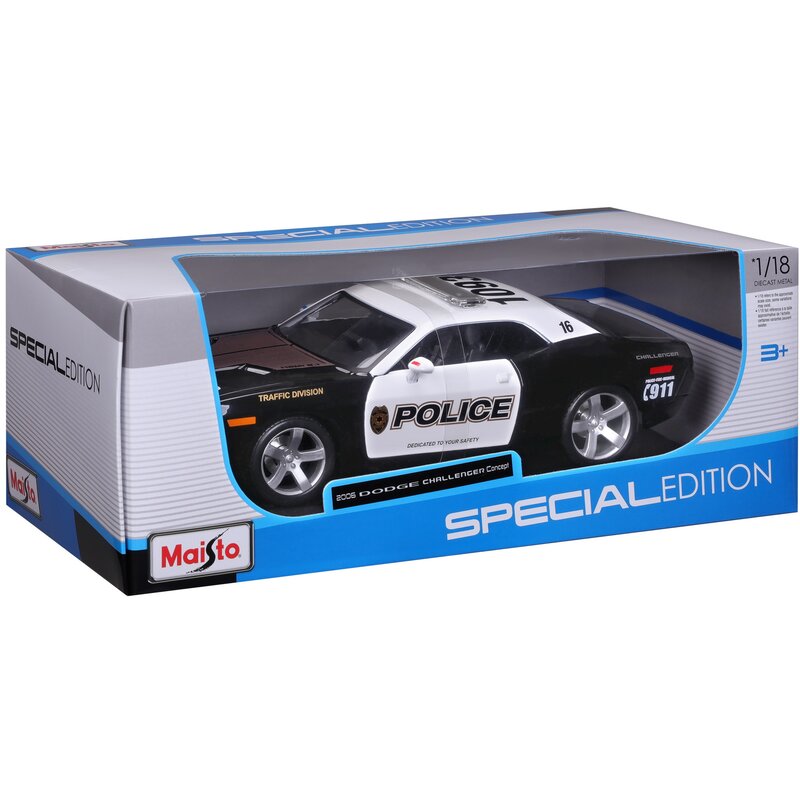 Samochód MAISTO Special Edition 2006 Dodge Challenger Concept Policja 31365