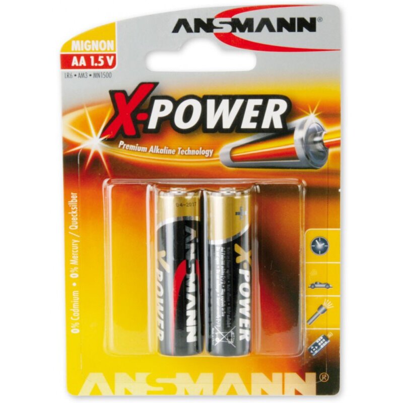 Bateria ANSMANN X-Power LR6 Mignon 2xAA (2 sztuki)