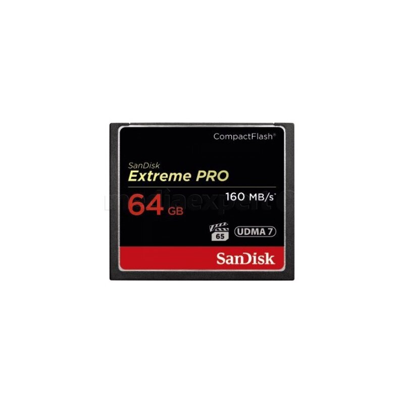 Karta pamięci SANDISK Compact Flash Extreme Pro 160MB/S (64 GB)